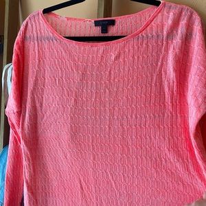 Bright Coral J. Crew Sweater